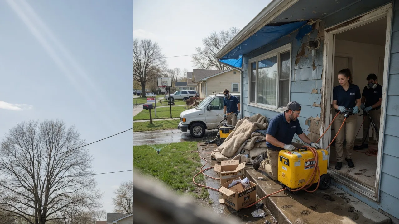 Basement Flood Cleanup in Dalzell, IL near me